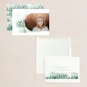 "snow mountains" - Holiday Cards in Snow by Phrosné Barwood - Assembled