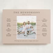 "Our Year in Review" - Holiday Cards in Ginger by Kristen Knechtel - Front
