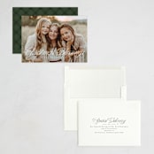 "Blessing Script" - Holiday Cards in Frost by Laura Hankins - Assembled