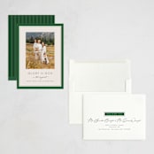 "Oxford" - Holiday Cards in Pine by Amy Kross - Assembled