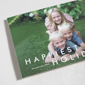 "Happy moments" - Holiday Cards in Cotton by Stacey Meacham - Detail