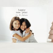 "Embrace Hope" - Holiday Cards in Chimney Smoke by Carrie ONeal - Front