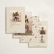 "Decked in Gratitude" - Holiday Cards in Ivory by Sarah Rosenthal - Back of Card Options