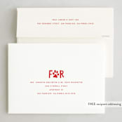 "Puppy Love and Joy" - Holiday Cards in Snow by Hooray Creative - FREE Recipient Addressing