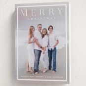 "Bridges" - Holiday Cards in Snow by Amy Kross - Folded Card