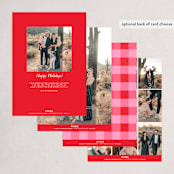 "Merri Berri" - Holiday Cards in Candy Cane by Carrie ONeal - Back of Card Options