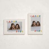 "Dancing Happy" - Holiday Cards in Fruitcake by Sarah Hawkins Designs - Photo Orientation Options