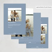 "Copperplate" - Holiday Cards in Snow by Kristen Smith - Back of Card Options
