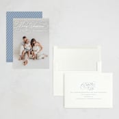 "Copperplate" - Holiday Cards in Snow by Kristen Smith - Assembled