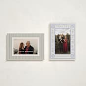 "Endless Joy" - Holiday Cards in Periwinkle by Annie Chan - Photo Orientation Options