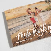 "A Very Mele Kalikimaka" - Holiday Cards in Snow by Elsa Duncan - Detail