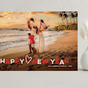 "Candy Cane Wishes" - Holiday Cards in Cardinal by Robin Ott - Front