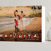 "Candy Cane Wishes" - Holiday Cards in Cardinal by Robin Ott - Folded Card