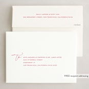 "Vintage Elegance" - Holiday Cards in Snow by Kristie Kern - FREE Recipient Addressing