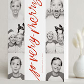 "The Merriest Bunch" - Holiday Cards in Stocking by Alicia Schultz - Folded Card