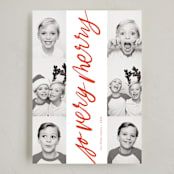 "The Merriest Bunch" - Holiday Cards in Stocking by Alicia Schultz - Full Design