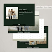 "Tillie" - Holiday Cards in Snow by Kate Ahn - Back of Card Options