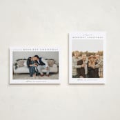 "Frame of Happiness" - Holiday Cards in Snow by Chris Griffith - Photo Orientation Options