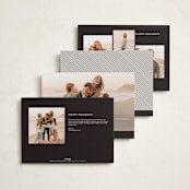 "On the Edge" - Holiday Cards in Champagne by Michelle Taylor - Back of Card Options