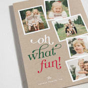 "Oh What Fun!" - Holiday Cards in Krafty by Erin German - Detail