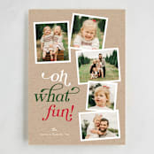 "Oh What Fun!" - Holiday Cards in Krafty by Erin German - Full Design