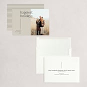 "modern vertical" - Holiday Cards in Sand by JoAnn Jinks - Assembled