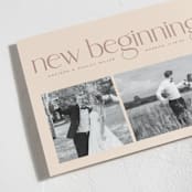"New Beginnings" - Holiday Cards in Granite by Owl and Toad - Detail