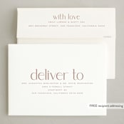 "New Beginnings" - Holiday Cards in Granite by Owl and Toad - FREE Recipient Addressing