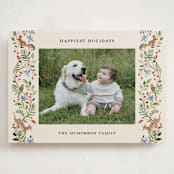 "Highlands" - Holiday Cards in Cornflower by Sarah Knight - Front