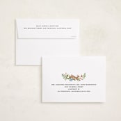 "Highlands" - Holiday Cards in Cornflower by Sarah Knight - FREE Recipient Addressing