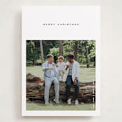 "Haute Holidays" - Holiday Cards in Tuxedo by Lottie Aldarwish - Front