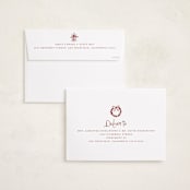 "quirky fun" - Holiday Cards in Wine by Cass Loh - FREE Recipient Addressing