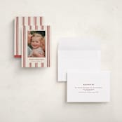 "painted lines" - Holiday Cards in Berry by Christy Hy Lee - Assembled
