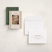 "Ornate Scroll" - Holiday Cards in Original by leslie hamer - Assembled