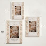 "Ornate Scroll" - Holiday Cards in Original by leslie hamer - Formats Available