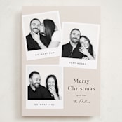 "Polaroid Christmas" - Holiday Cards in Eggnog by Stephanie Hawkes - Front