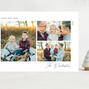 "Minimal Chic" - Holiday Cards in Forest by Genna Blackburn - Front