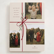 "Holiday gifts" - Holiday Cards in Burgundy by Susan Zinader - Front