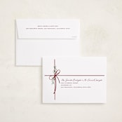 "Holiday gifts" - Holiday Cards in Burgundy by Susan Zinader - FREE Recipient Addressing