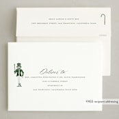 "Nutcracker Toile" - Holiday Cards in Fir by Teju Reval - FREE Recipient Addressing