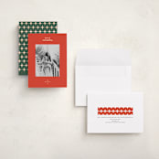 "hued mat" - Holiday Cards in Persimmon by Carrie Moradi - Assembled