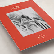 "hued mat" - Holiday Cards in Persimmon by Carrie Moradi - Detail