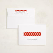 "hued mat" - Holiday Cards in Persimmon by Carrie Moradi - FREE Recipient Addressing