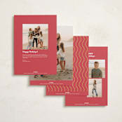 "Mirth" - Holiday Cards in Chartreuse by Alston Foster - Back of Card Options