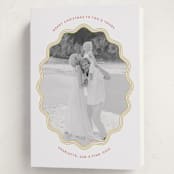 "Mirth" - Holiday Cards in Chartreuse by Alston Foster - Folded Card