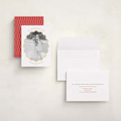 "Mirth" - Holiday Cards in Chartreuse by Alston Foster - Assembled