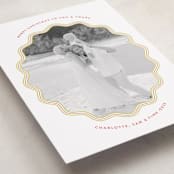 "Mirth" - Holiday Cards in Chartreuse by Alston Foster - Detail
