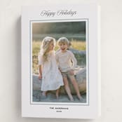 "Heath" - Holiday Cards in Sky by Annie Shapiro - Folded Card