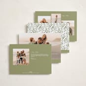 "Joyful Expression" - Holiday Cards in Snow by Leia Matt - Back of Card Options