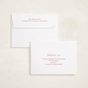 "Modern Serif" - Holiday Cards in Santa Suit by Nicole Walsh - FREE Recipient Addressing
